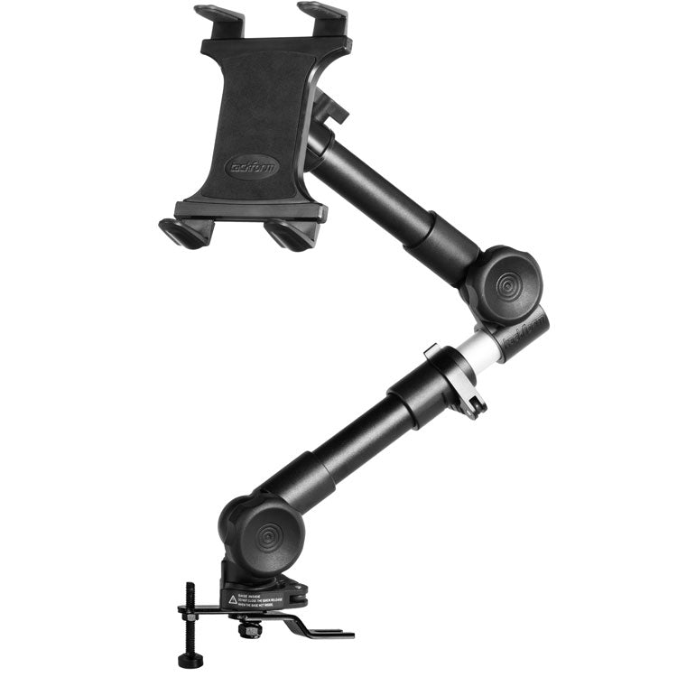 Tackform TF26-SRT1-TAB seat rail tablet mount with 20"-24" telescoping arm, universal fit