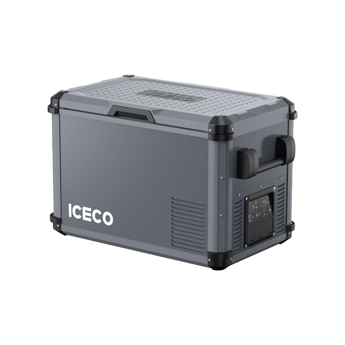 ICECO VL45ProD Gen II dual zone fridge freezer in gray