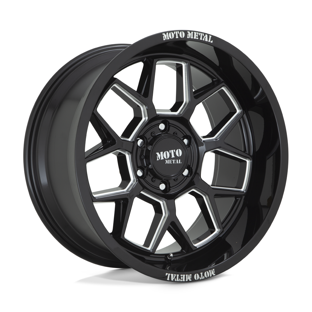 Moto Metal Banshee (MO803) Wheel - Gloss Black Milled