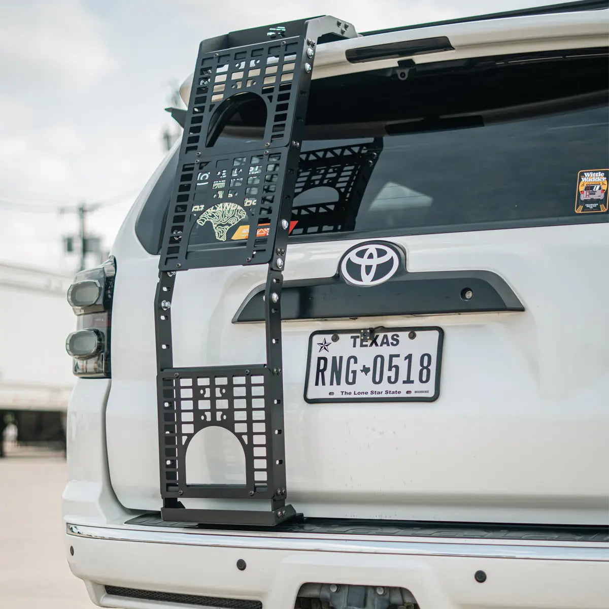 Cali Raised LED rear hatch ladder MOLLE panel for Toyota 4Runner 2010-2024