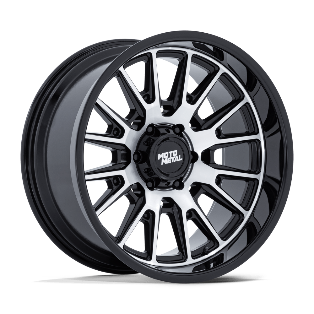 Moto Metal Tekton (MO814) Wheel - Gloss Black w/ Machined Face