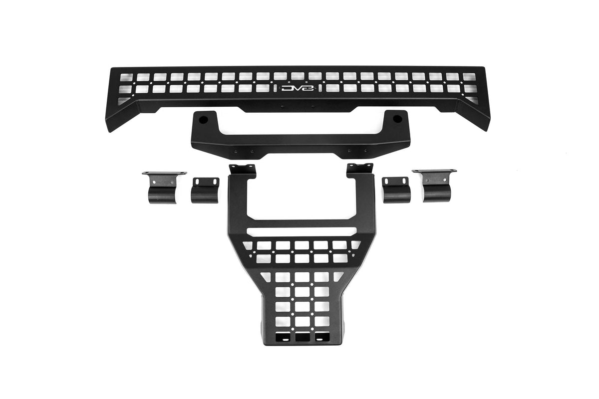 DV8 Offroad overhead molle panel for 2007-2018 Jeep Wrangler JK hardtop