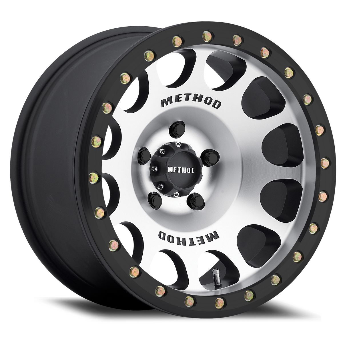 Method Race Wheels 105 beadlock wheel in machined, universal fit