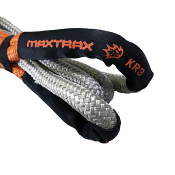Maxtrax KR3 kinetic recovery rope for overlanding and off-road vehicle recovery