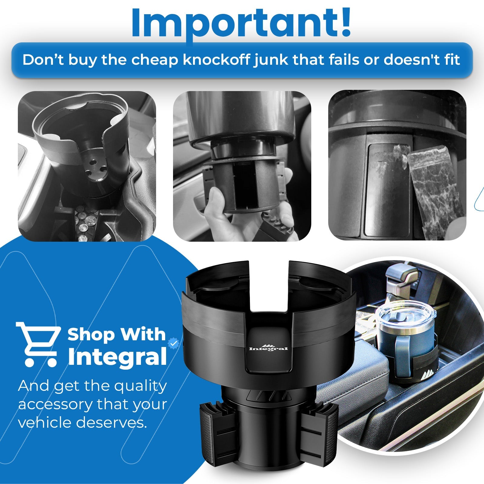 Integral Truck Mug Integrator™ Expandable Mug Holder