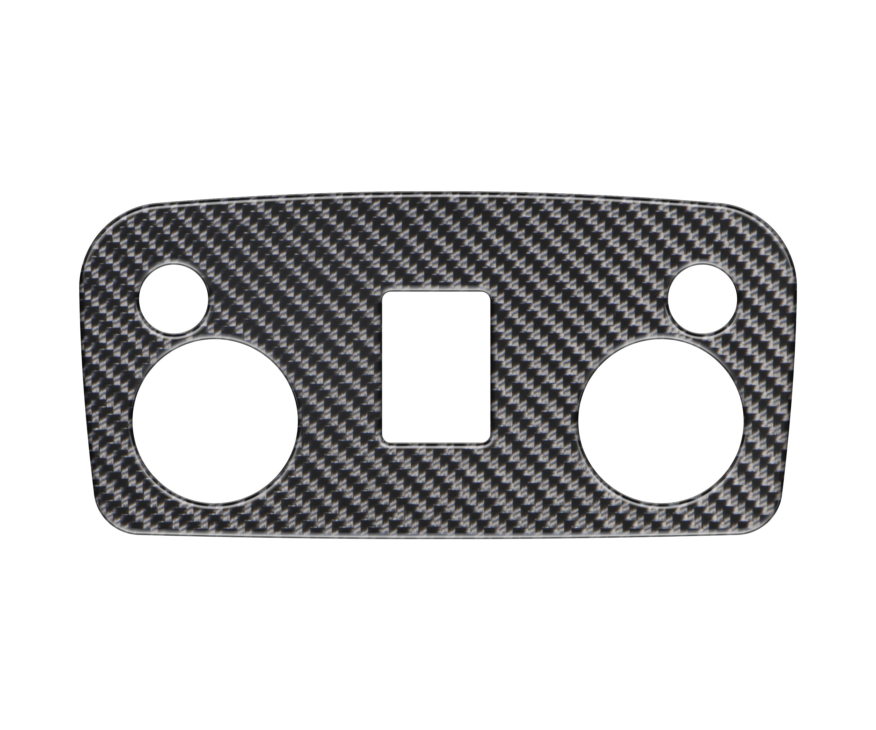Overhead Switch Accent Trim Fits 2015-2022 Ford Mustang Real Carbon Fiber(Domed)