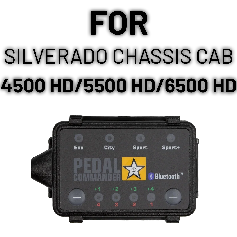 Pedal Commander throttle response controller for Chevy Silverado Chassis Cab 4500HD, 5500HD, 6500HD