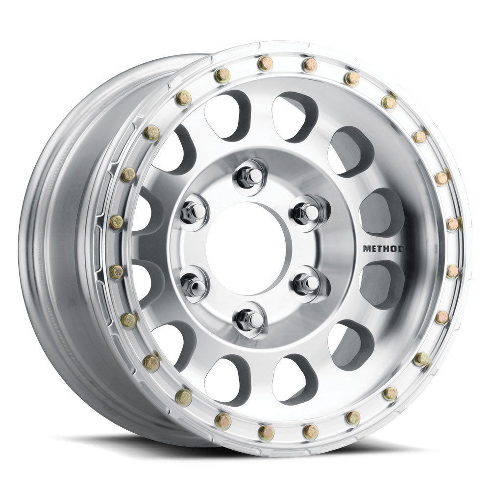 Method Race Wheels 103 beadlock wheel in machined raw, universal fit