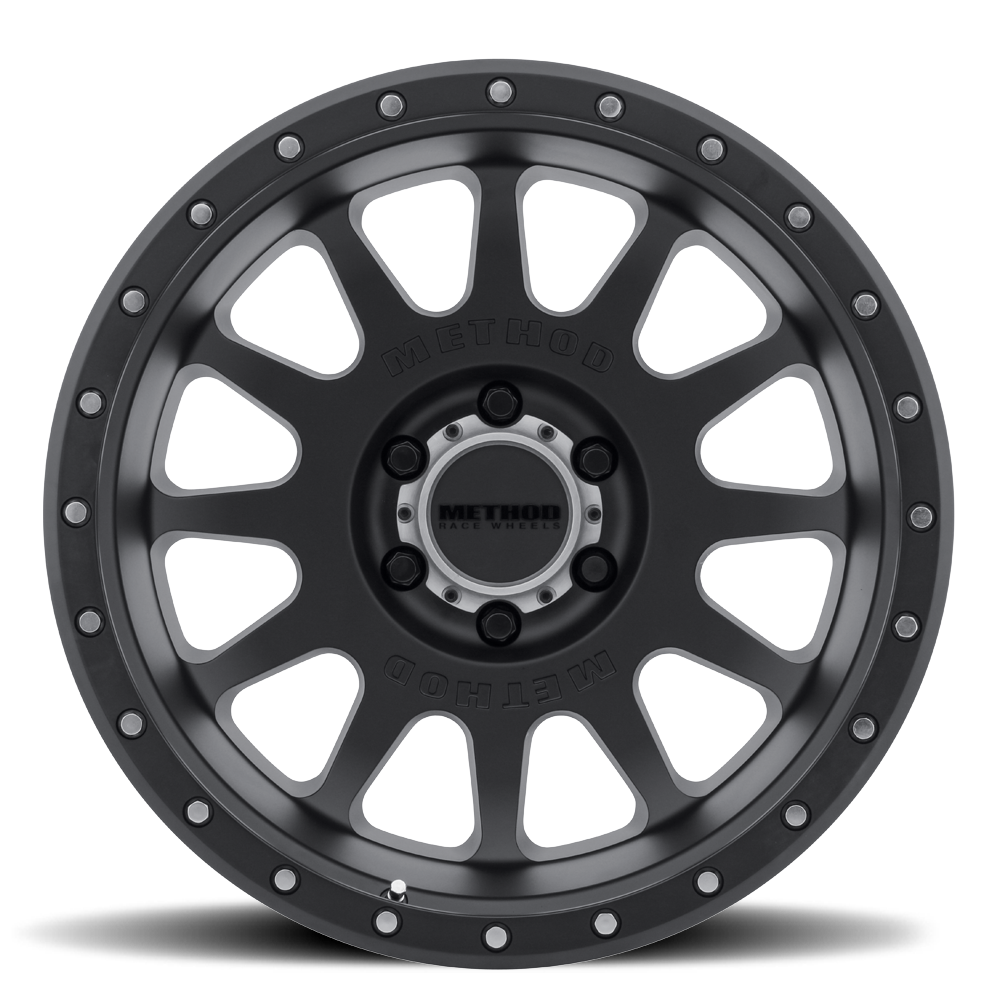 Method_mr605_wheel_6lug_matte_black_20x12-face-1000 - NVMOS