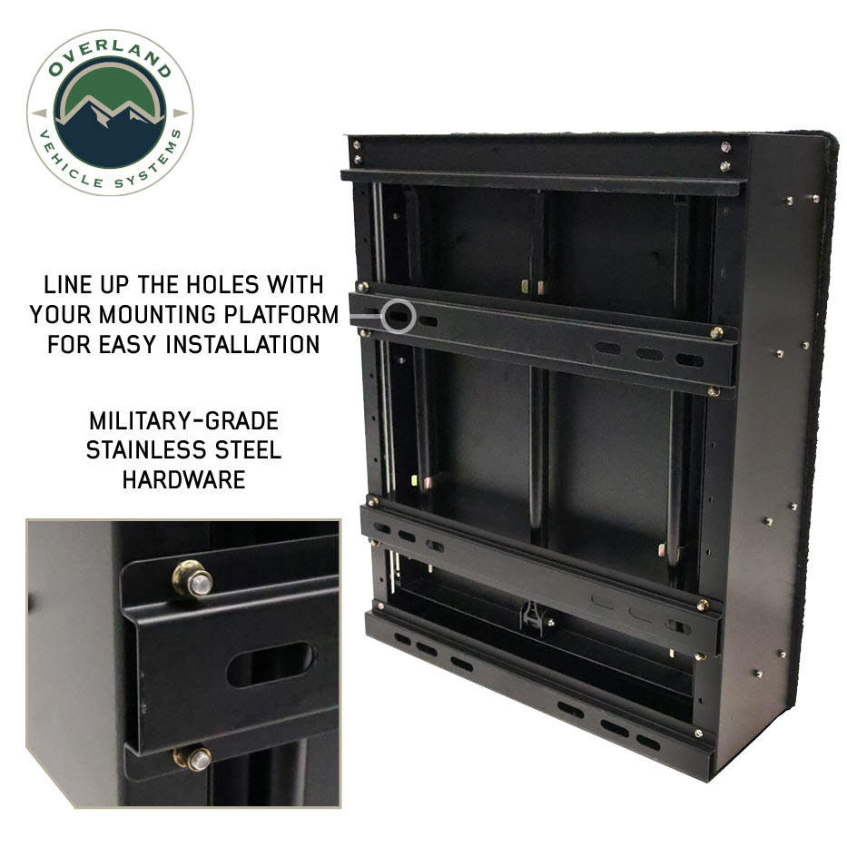 Overland Vehicle Systems Mid-Size Cargo Box Kitchen with slide-out sink and cooking shelf - view 9