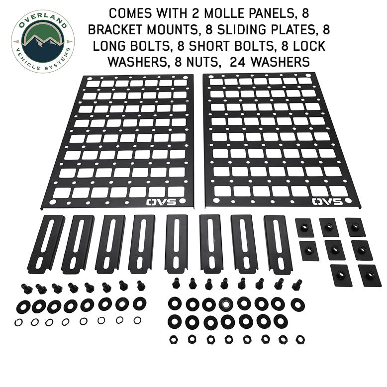 Overland Vehicle Systems bulkhead MOLLE panels for Expedition truck cap - view 4