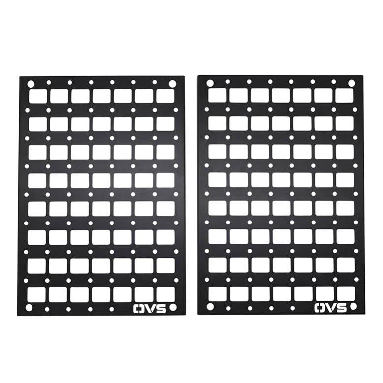 Overland Vehicle Systems bulkhead MOLLE panels for Expedition truck cap