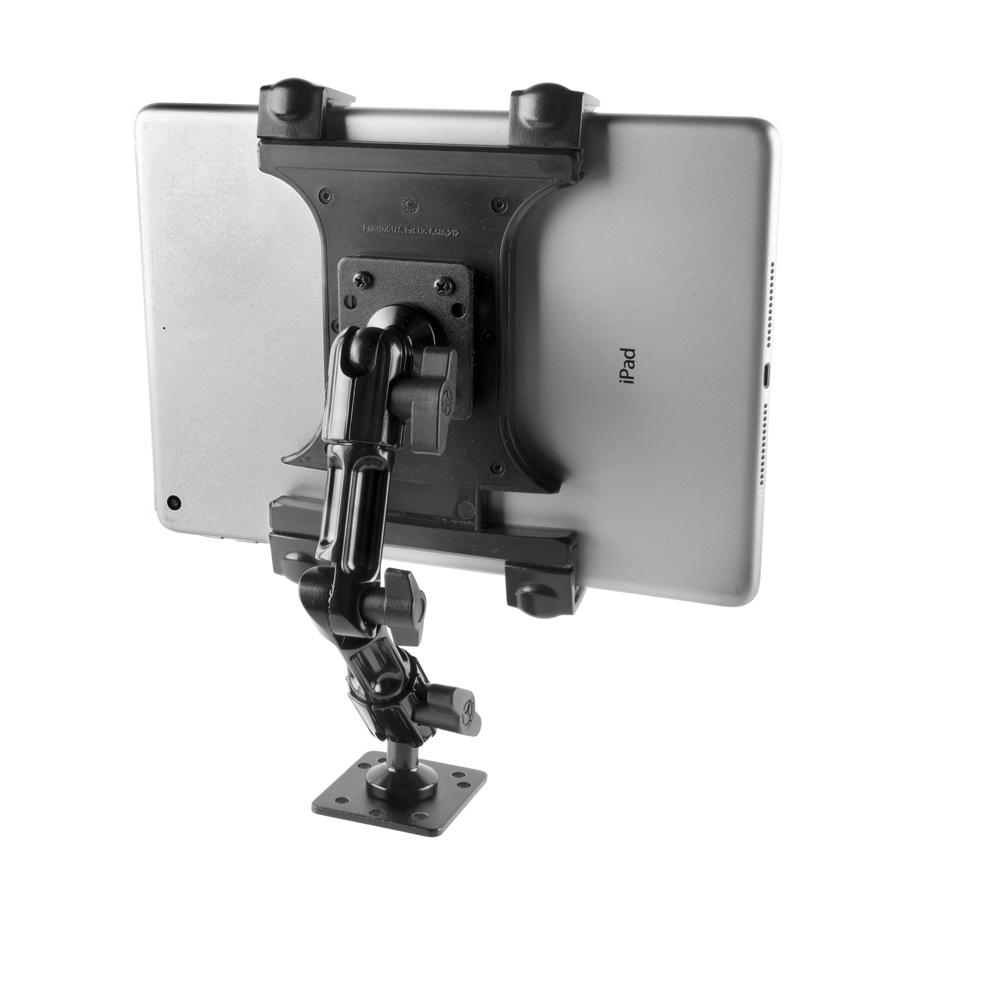 Tackform tablet holder with AMPS base and modular arm for universal fit