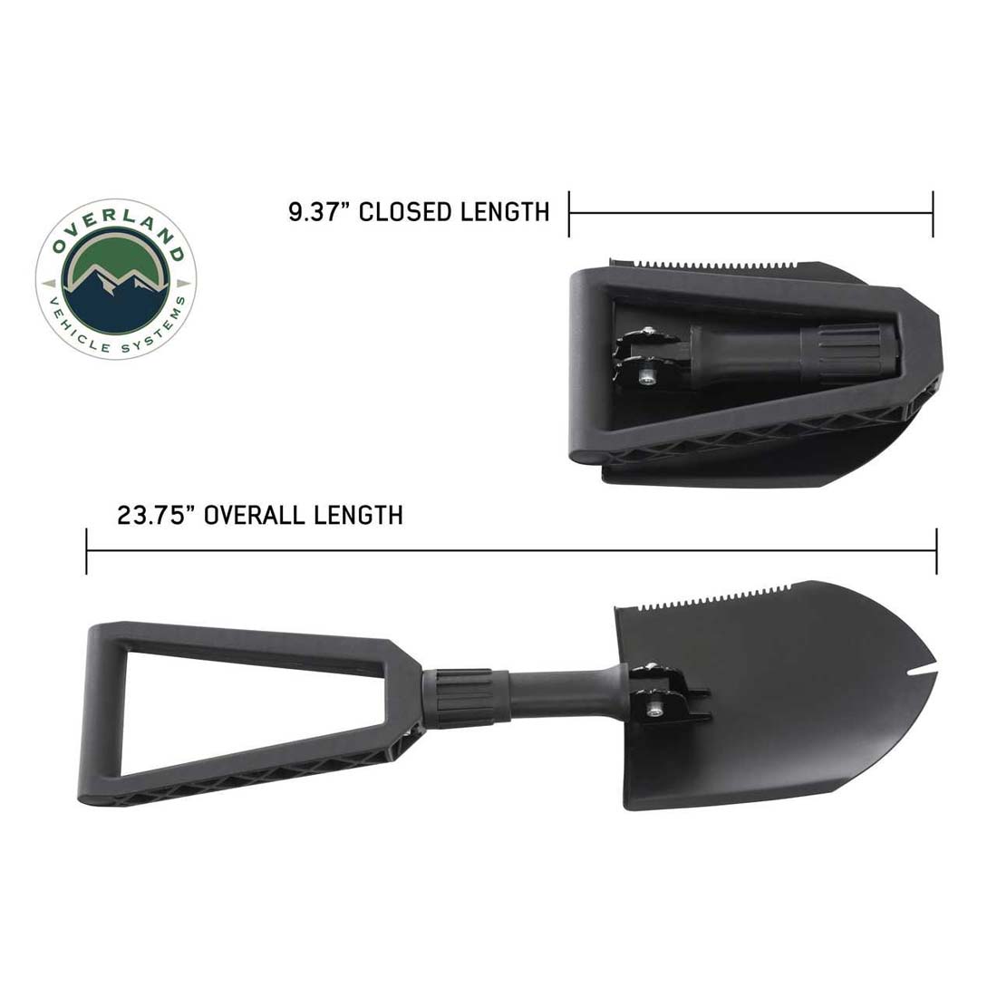 OVS military style utility shovel with nylon carrying case - view 6