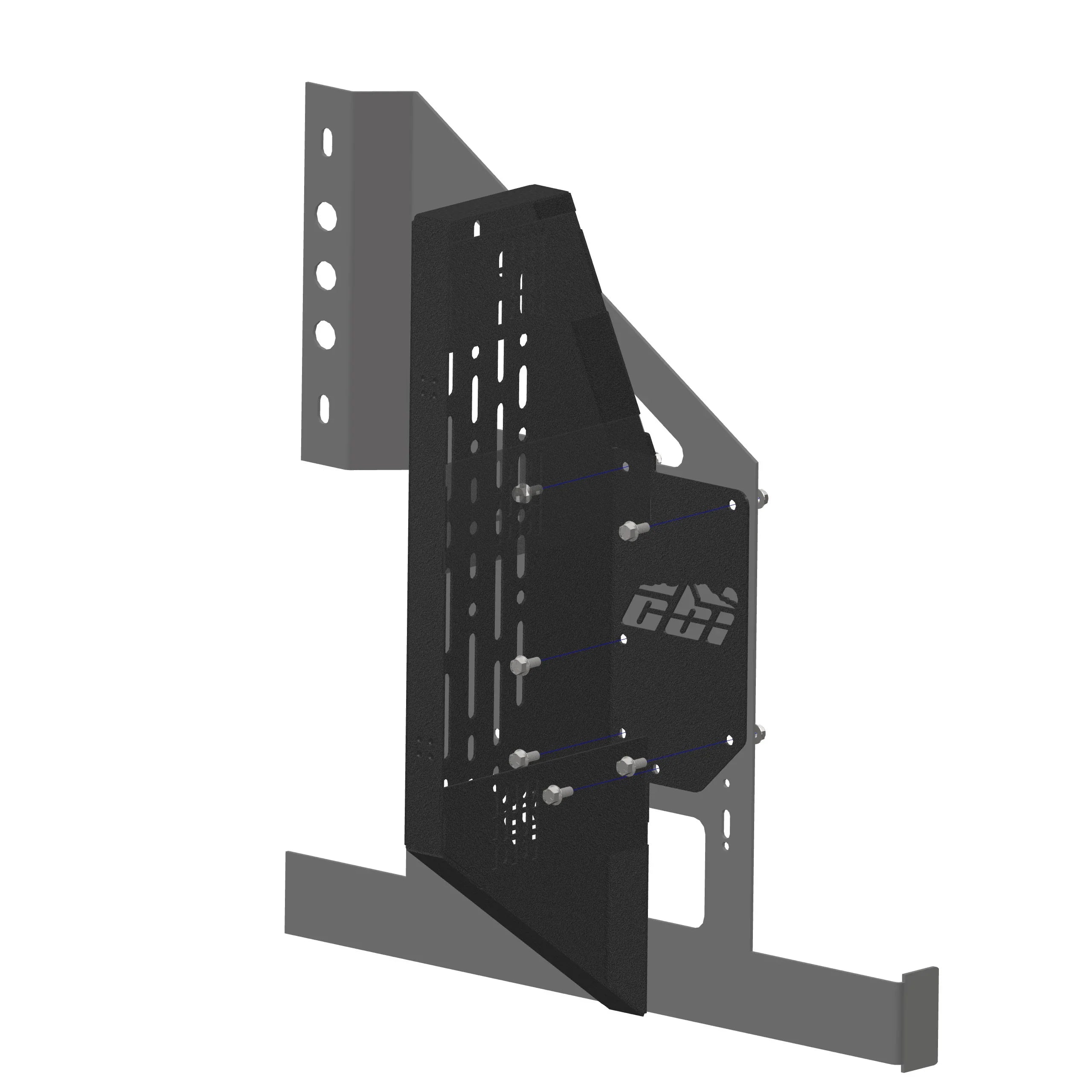 Universal vehicle accessory mounting bracket for overlanding and expedition gear