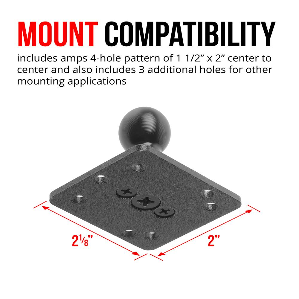 Tackform AMPS drill base phone mount for universal fit