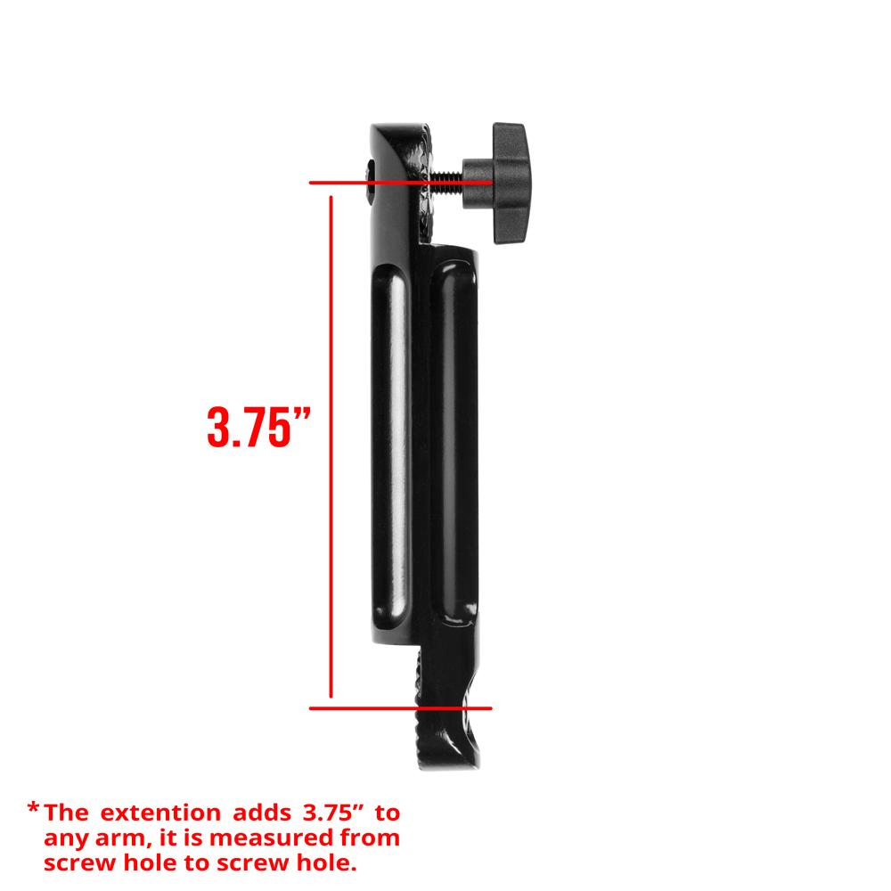 Tackform 3.75" arm extension for universal fit