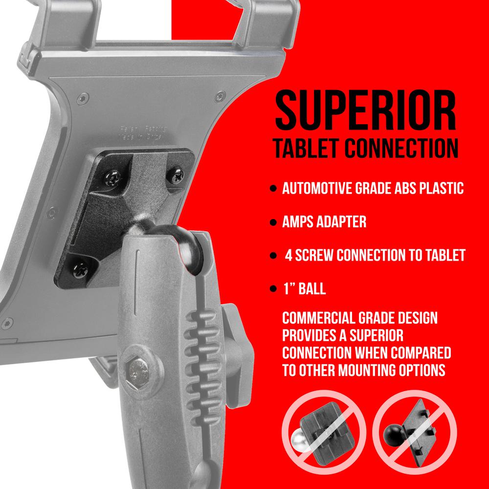 Tackform AMPS drill base tablet mount for universal fit