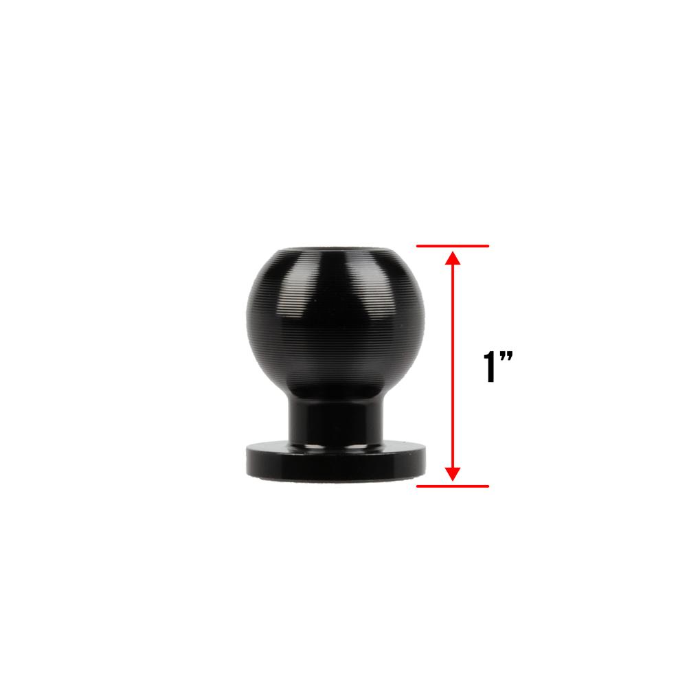 Tackform 20mm ball pinch bolt mount with 6mm thru hole for universal fit