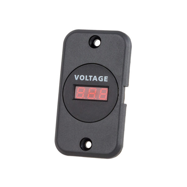 Equipt 29mm Panel Mount Volt Meter (9-48V)