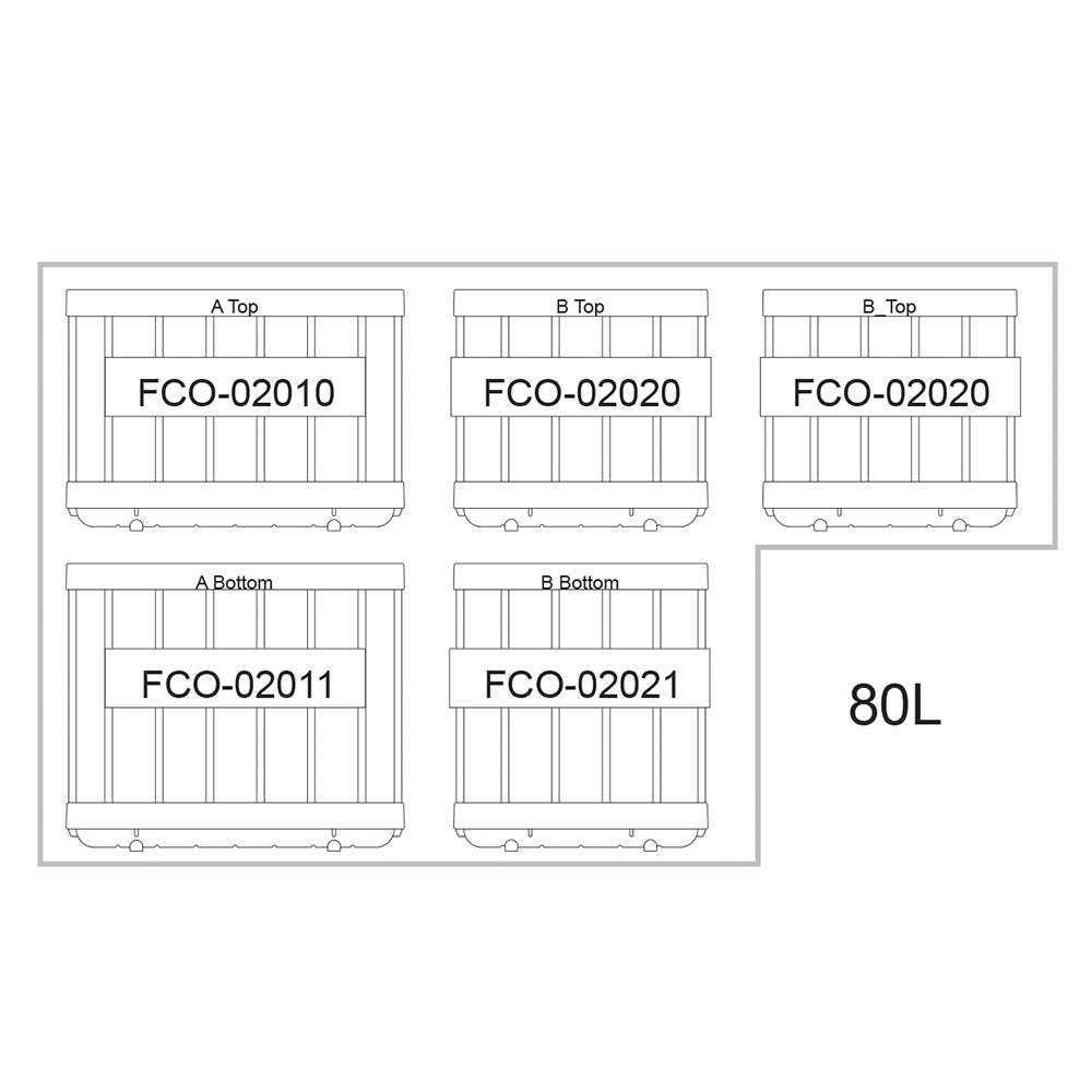 National Luna Legacy Smart QC Fridge/Freezer