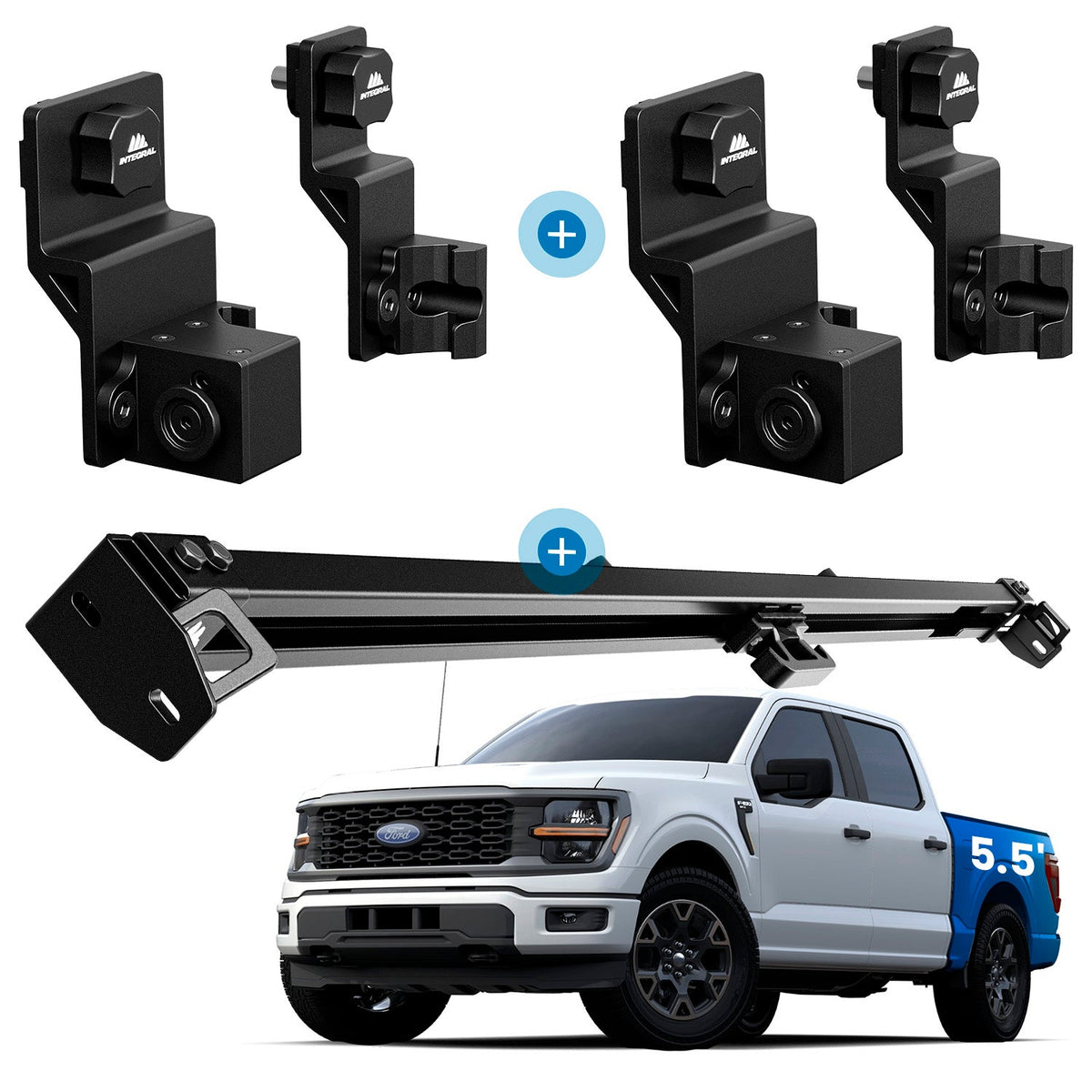 Integral Truck Stack Lock Bulkhead Bundle for the 2015+ Ford F150 and Raptor with the 5.5' bed