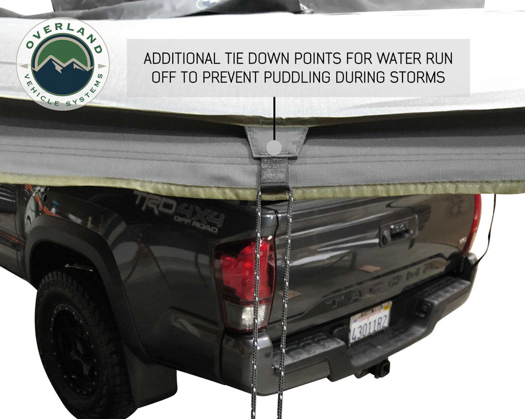 OVS Nomadic Awning 270 Dark Gray Cover With Black Cover Universal