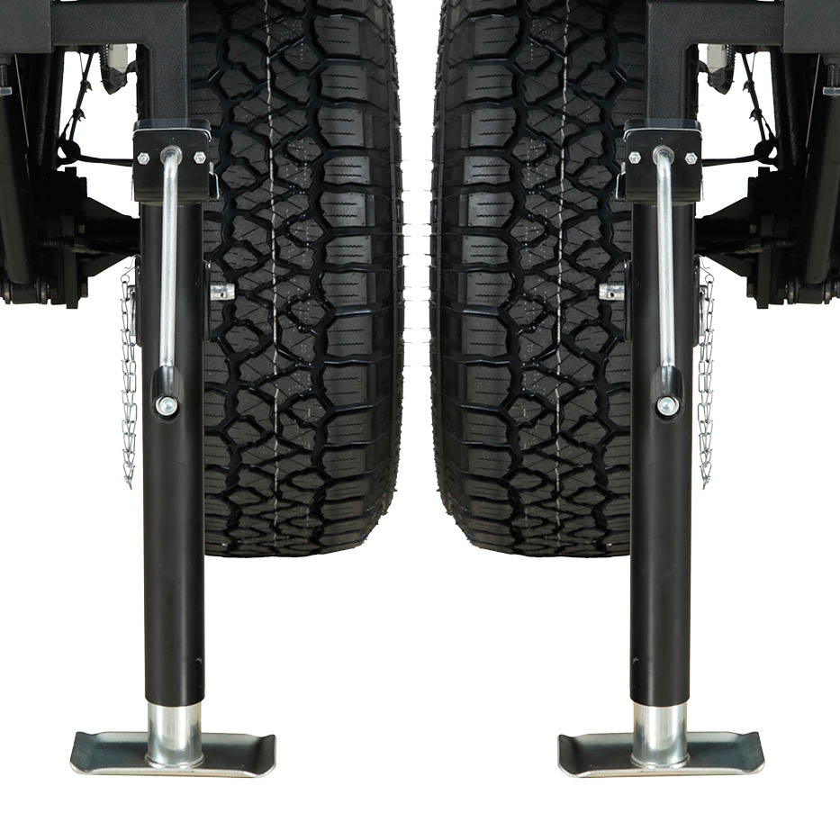OVS rear support jacks pair for off road trailer
