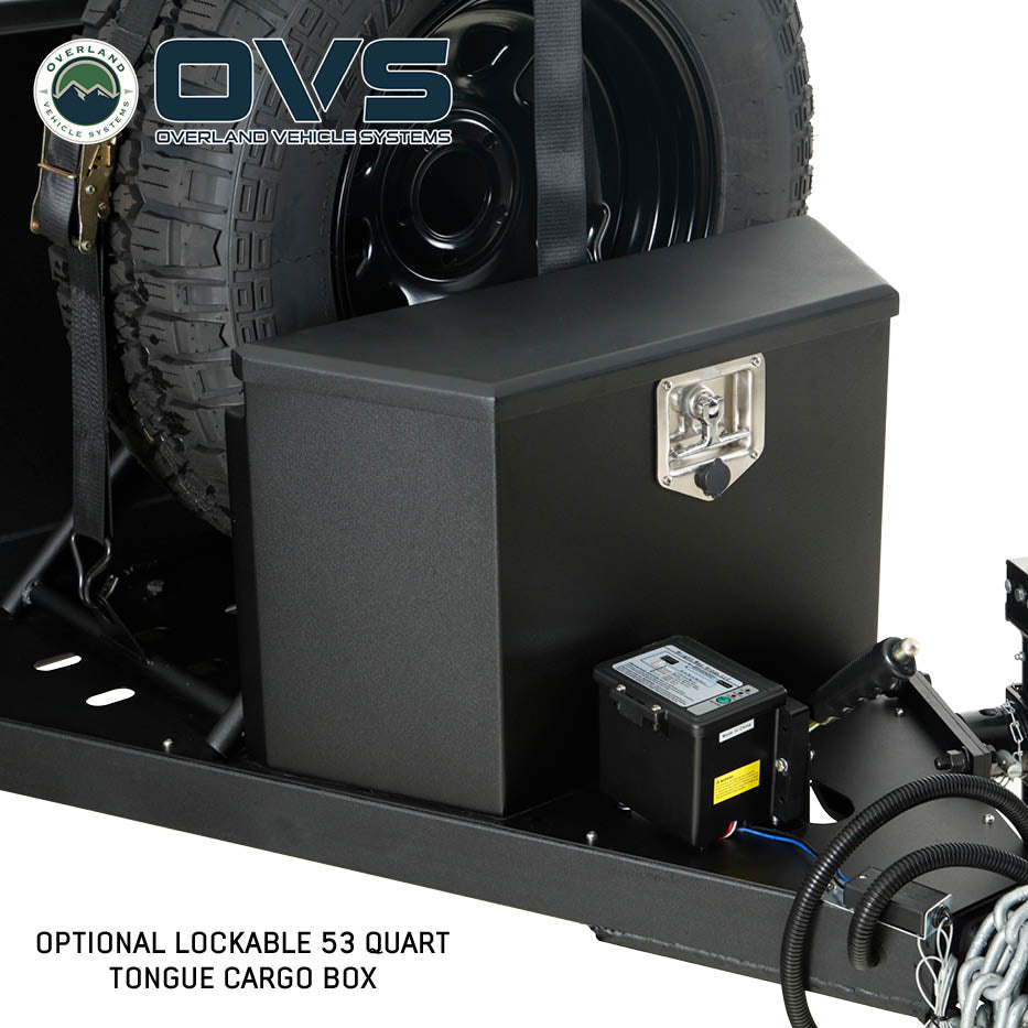 Overland Vehicle Systems military style off road trailer with articulating suspension - view 7