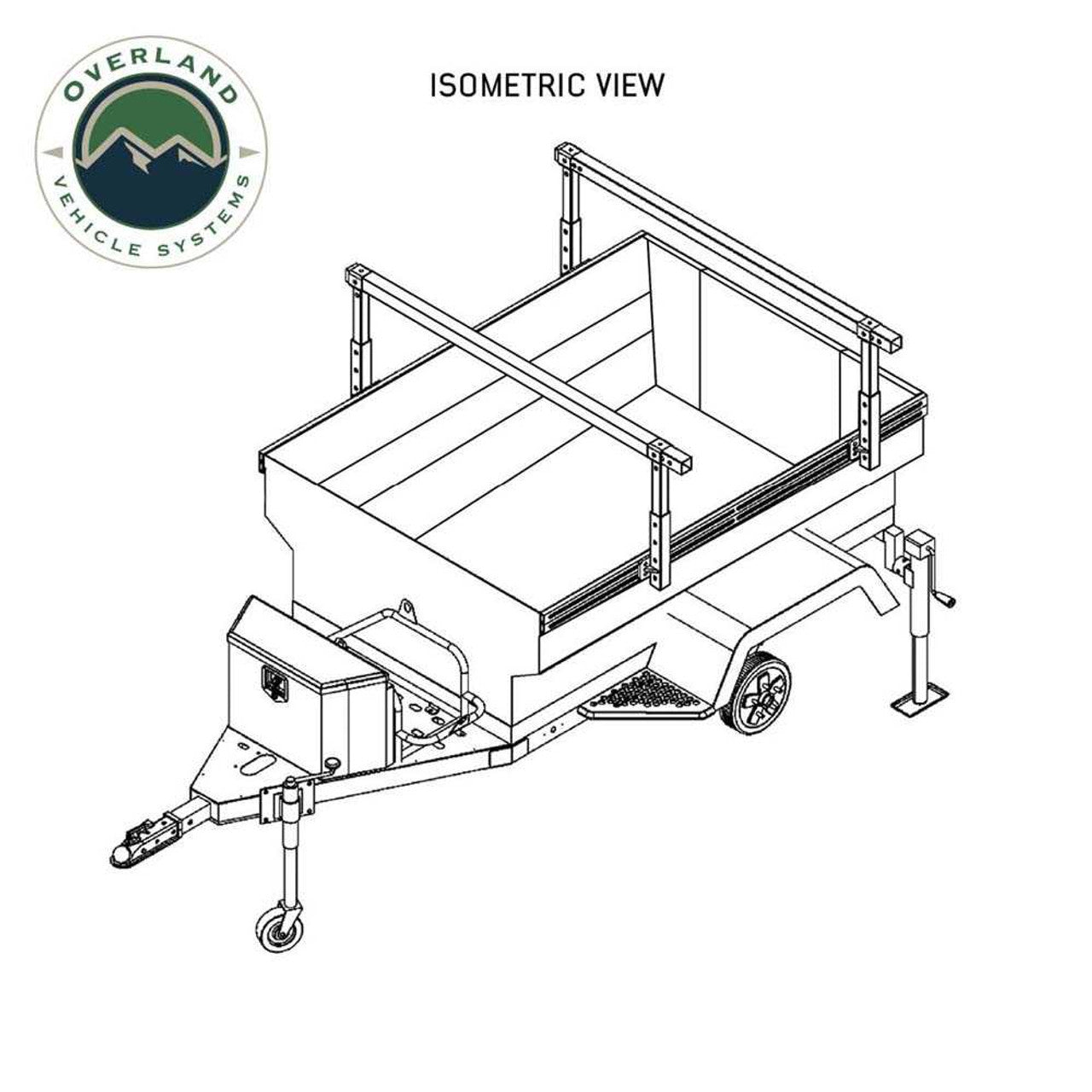 Off-Road Trailer - Military Style With Full Articulating Suspension