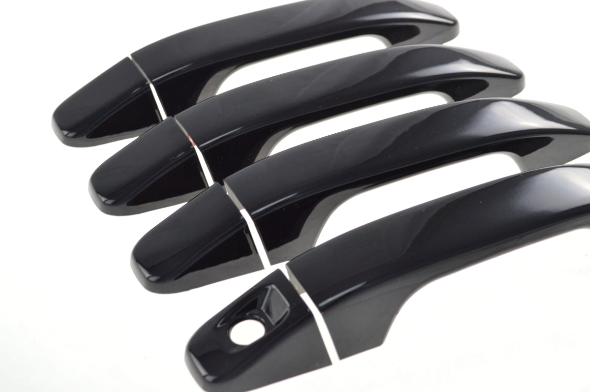 2015-2021 Chevrolet Colorado 4DR No Smart key Gloss Black Door Handle Cover