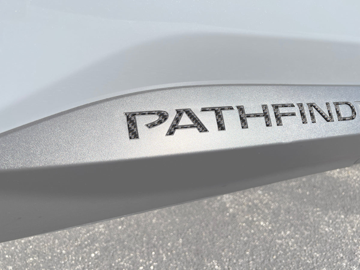 Tufskinz Rocker Panel Letter Inserts for Nissan Pathfinder