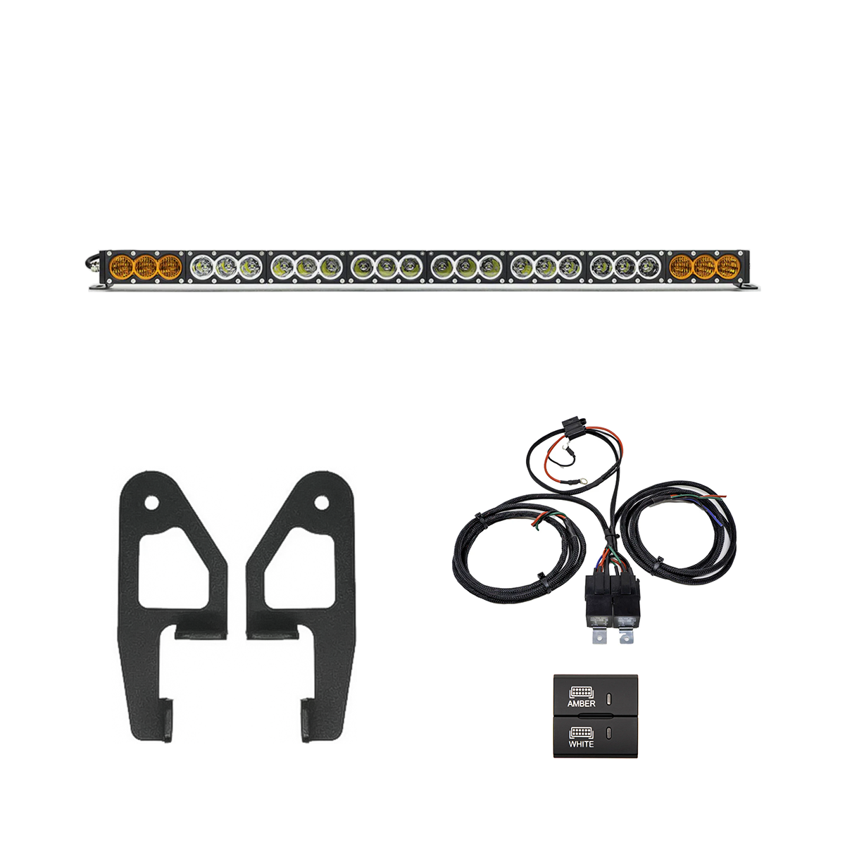 Premium Roof Rack Front Light Bar Kit for Toyota Tacoma 2024+