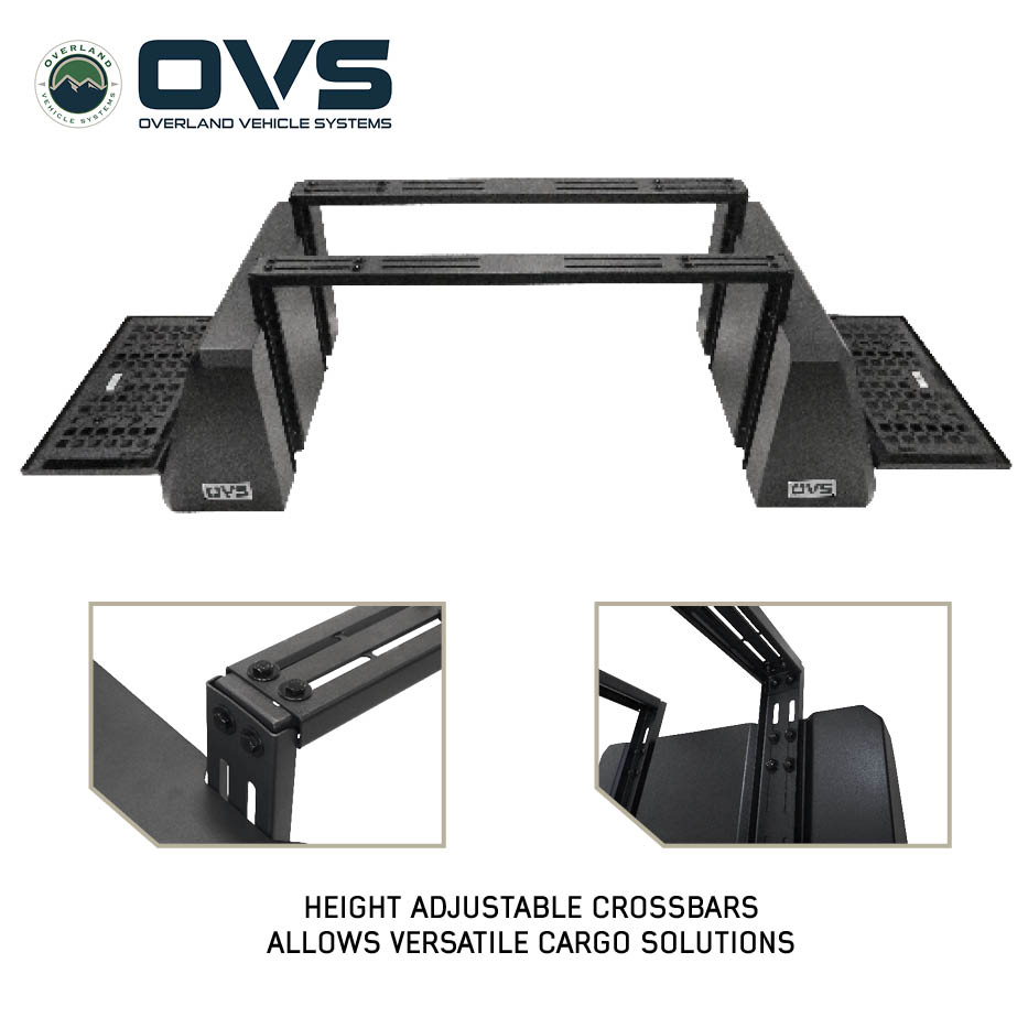 Overland Vehicle Systems Pod Rack universal bed storage system - view 4