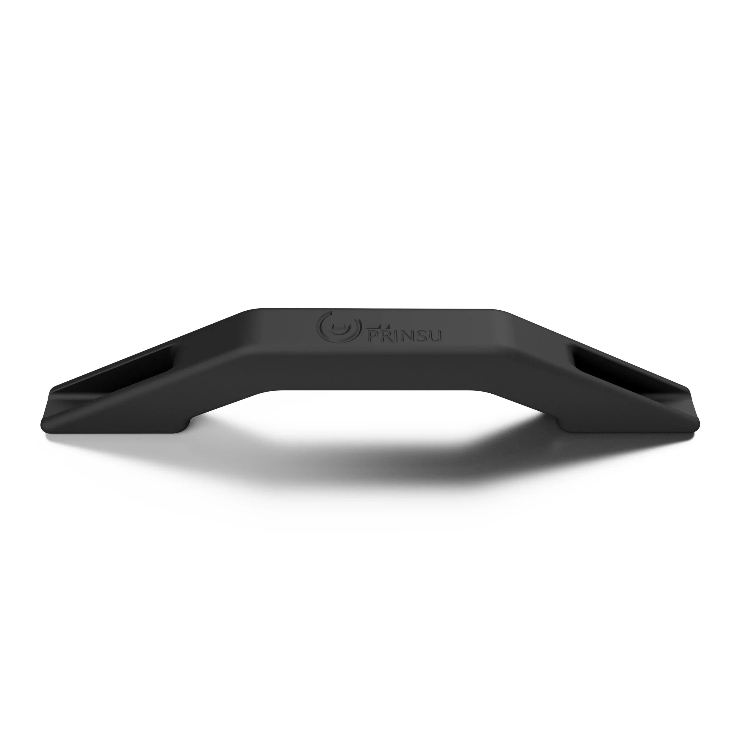 Black machined roof rack handle for overlanding vehicle accessories on white background