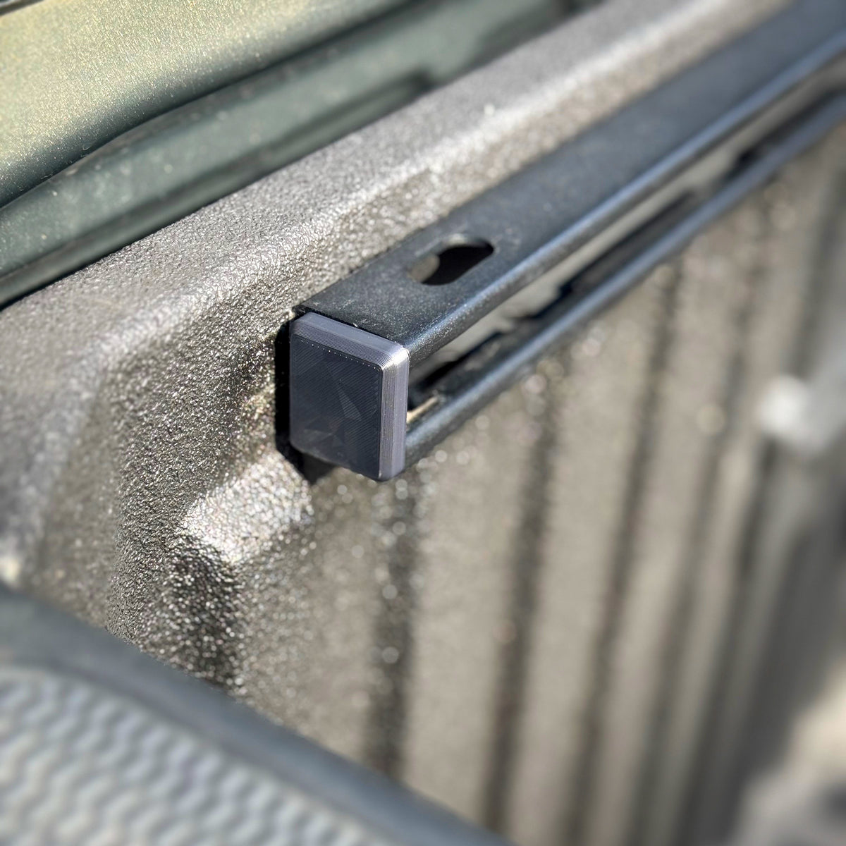 Charvonia Design rail end caps for Toyota Tacoma and Tundra