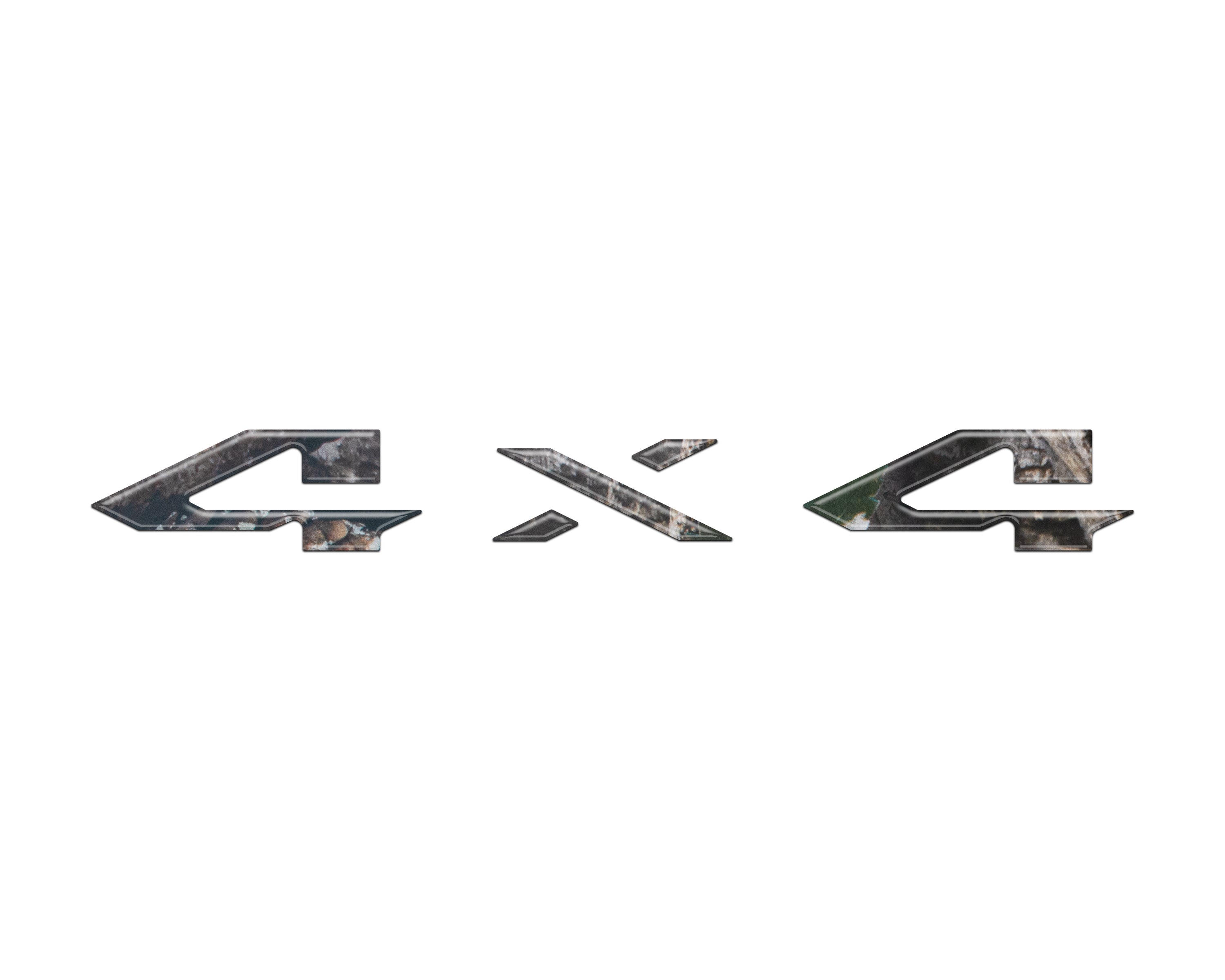 4x4 Tailgate Emblem Letter Overlays Fits 2025-2026 Ram 1500/2500/3500