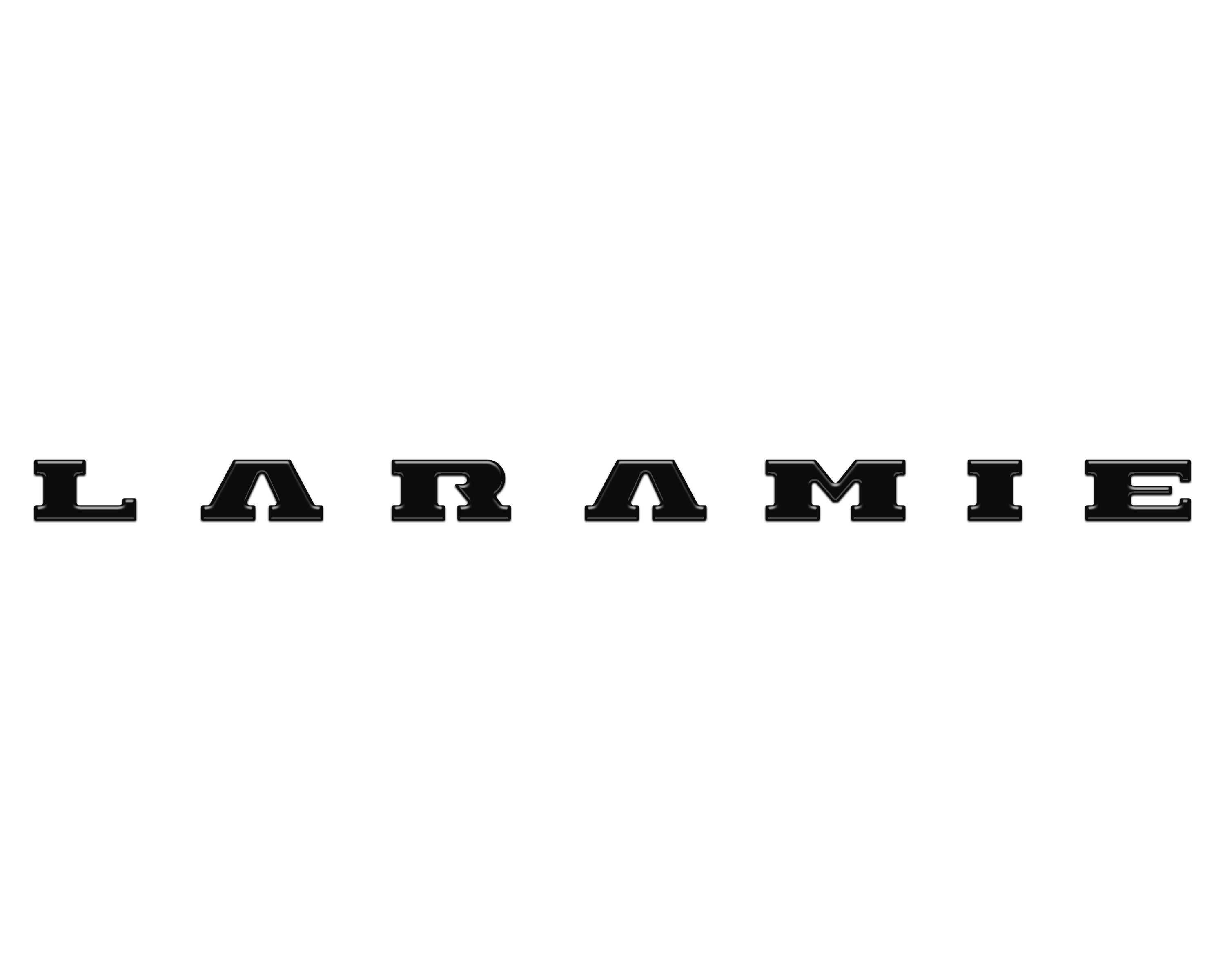Laramie Tailgate Emblem Letter Inserts Fits 2025-2026 Ram 1500/2500/3500