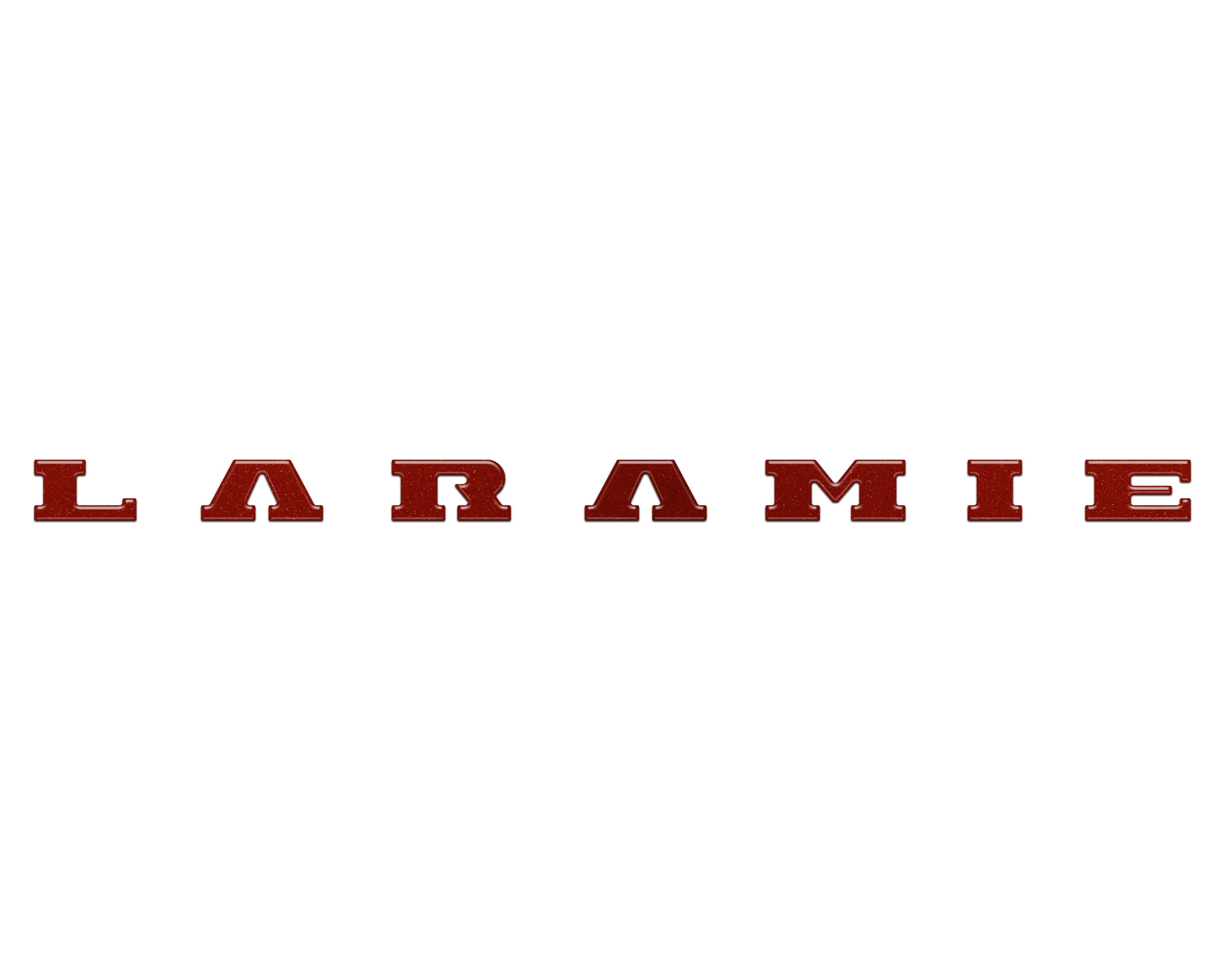 Laramie Tailgate Emblem Letter Inserts Fits 2025-2026 Ram 1500/2500/3500