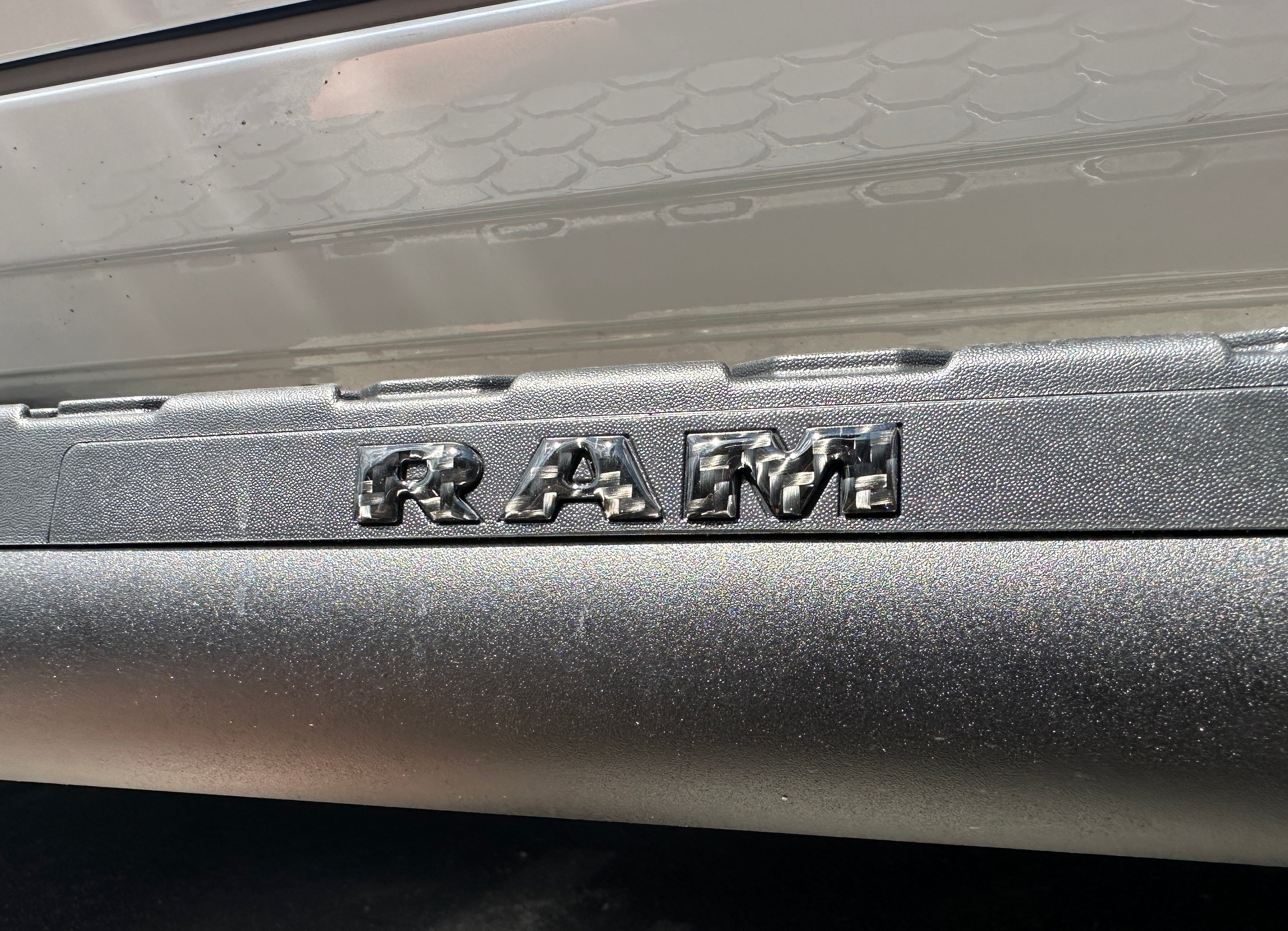 Base Model Running Board Letter Inserts Fits 2025-2026 Ram 1500/2500/3500
