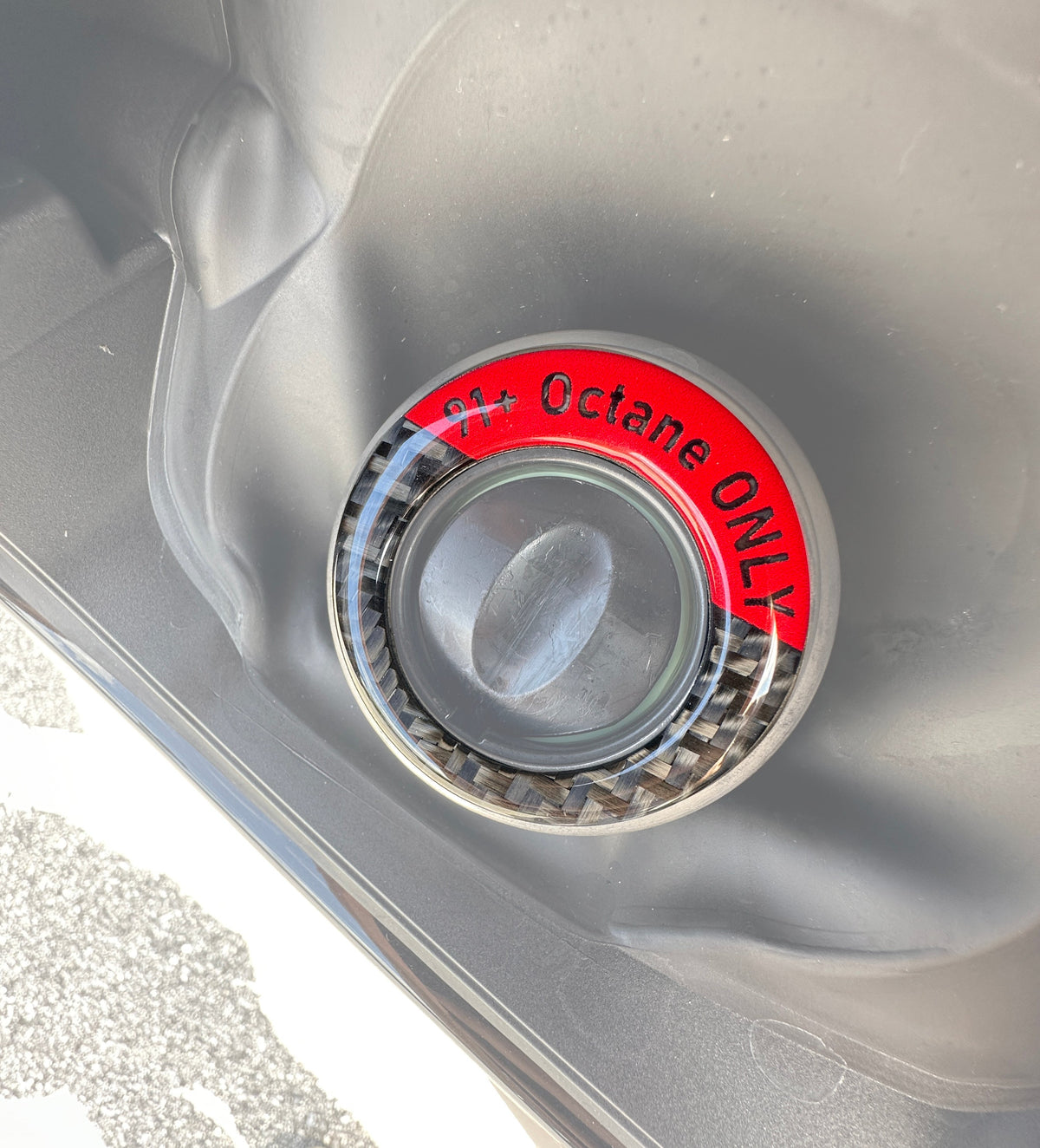 Tufskinz RHO fuel inlet ring accent trim for 2025-2027 Ram 1500