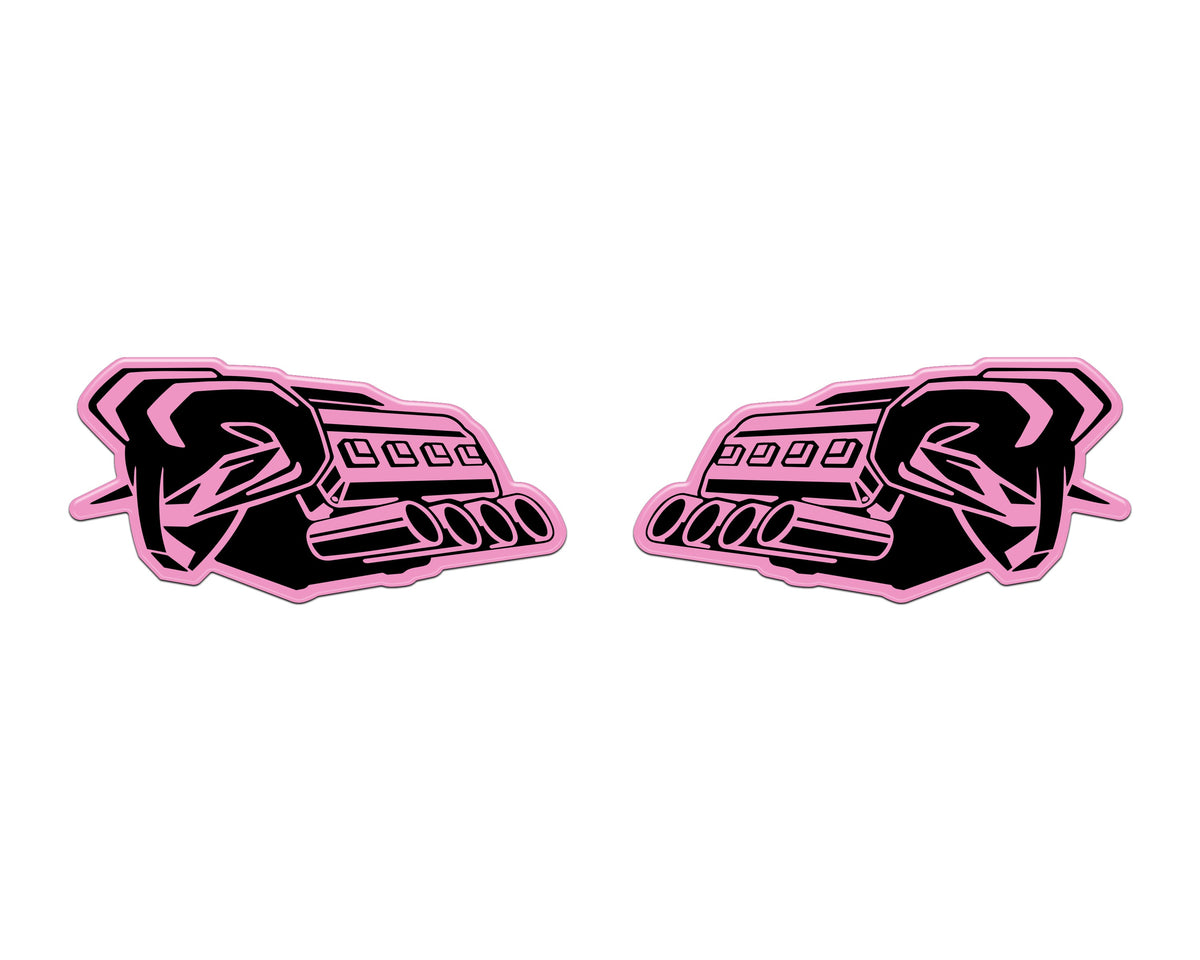 Tufskinz Ram V8 badge overlay for universal fit