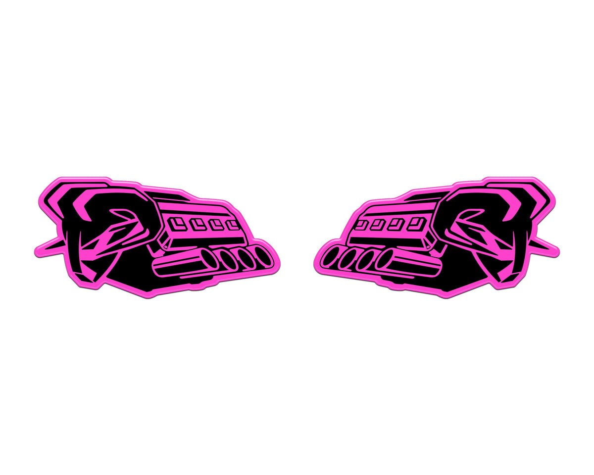 Tufskinz Ram V8 badge overlay for universal fit