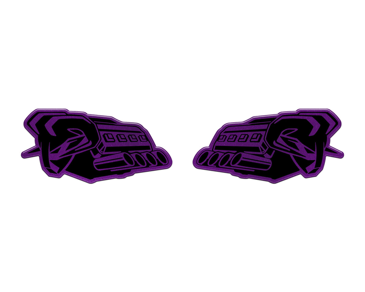 Tufskinz Ram V8 badge overlay for universal fit