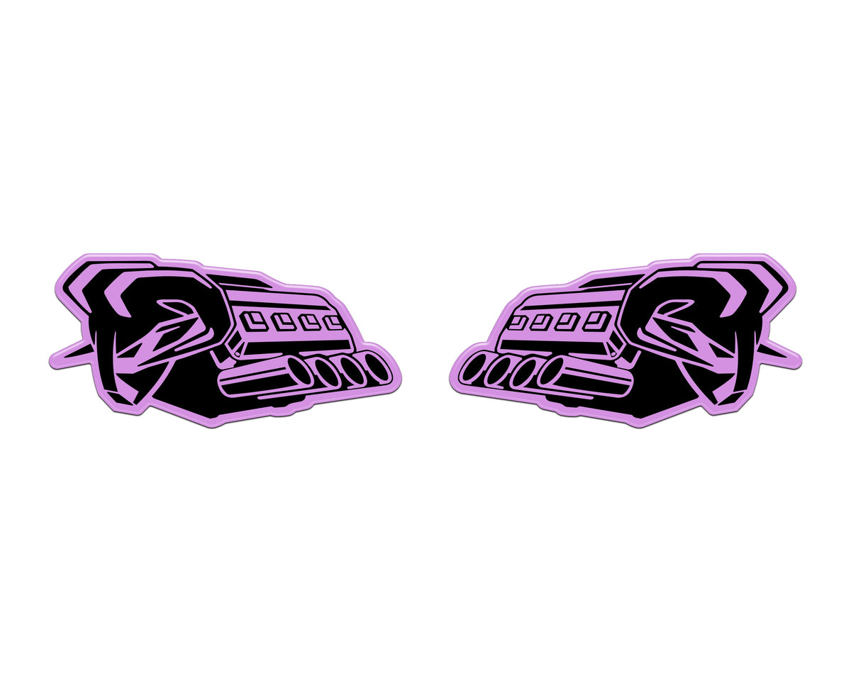 Tufskinz Ram V8 badge overlay for universal fit