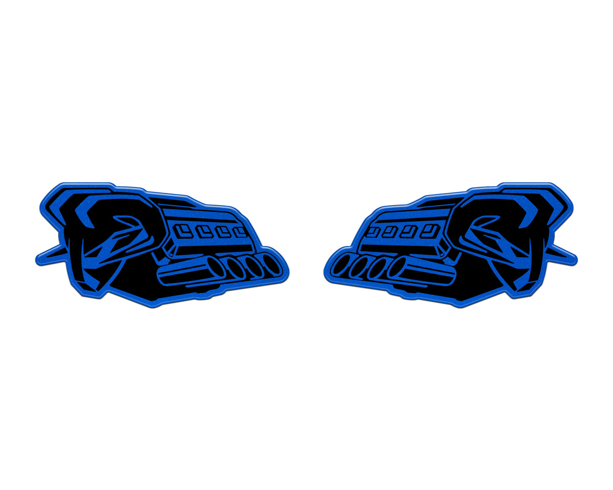 Tufskinz Ram V8 badge overlay for universal fit
