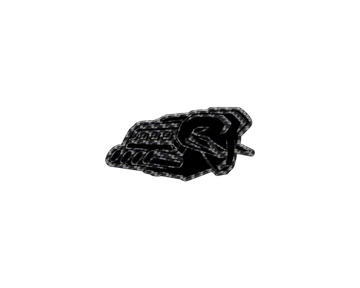 Tufskinz Ram V8 badge overlay for universal fit