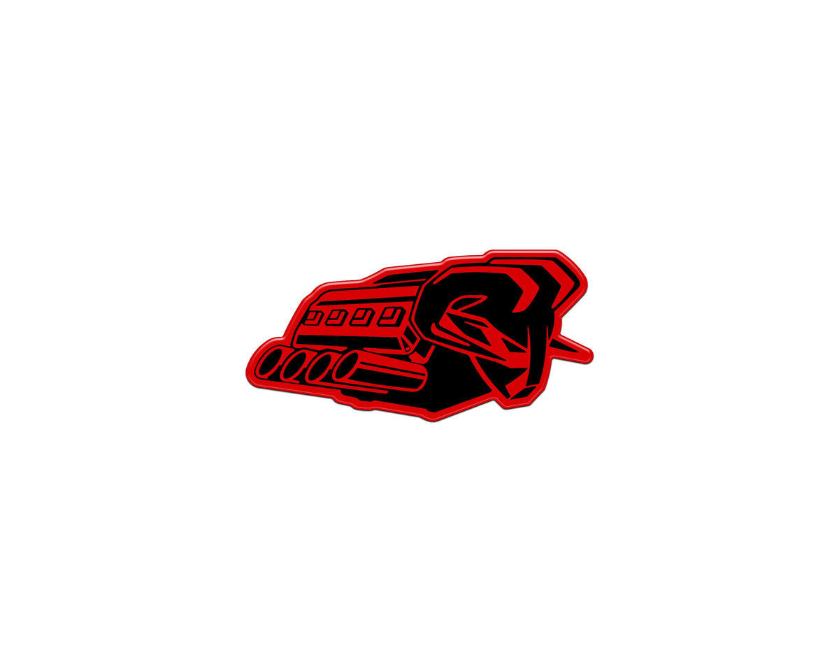 Tufskinz Ram V8 badge overlay for universal fit