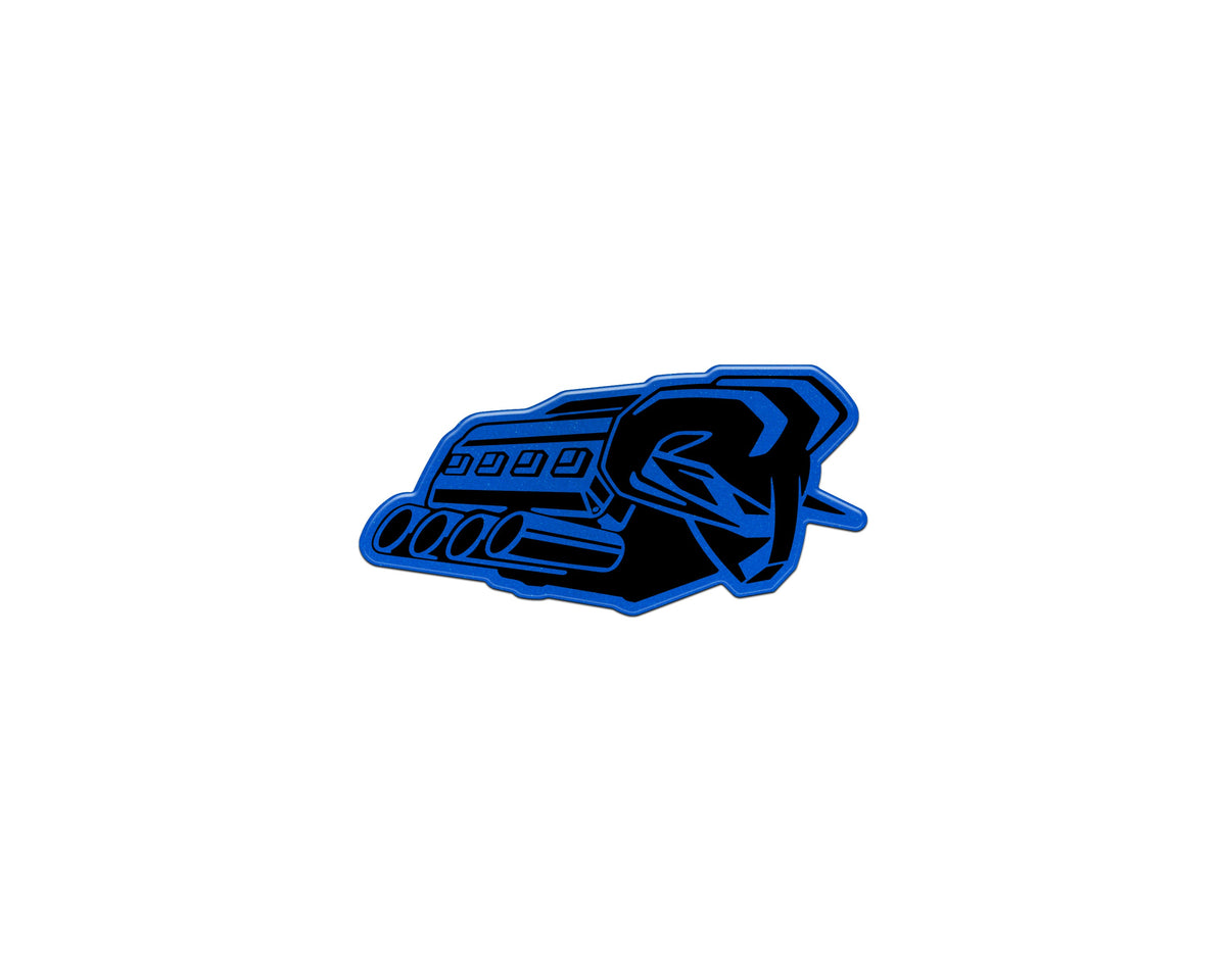 Tufskinz Ram V8 badge overlay for universal fit