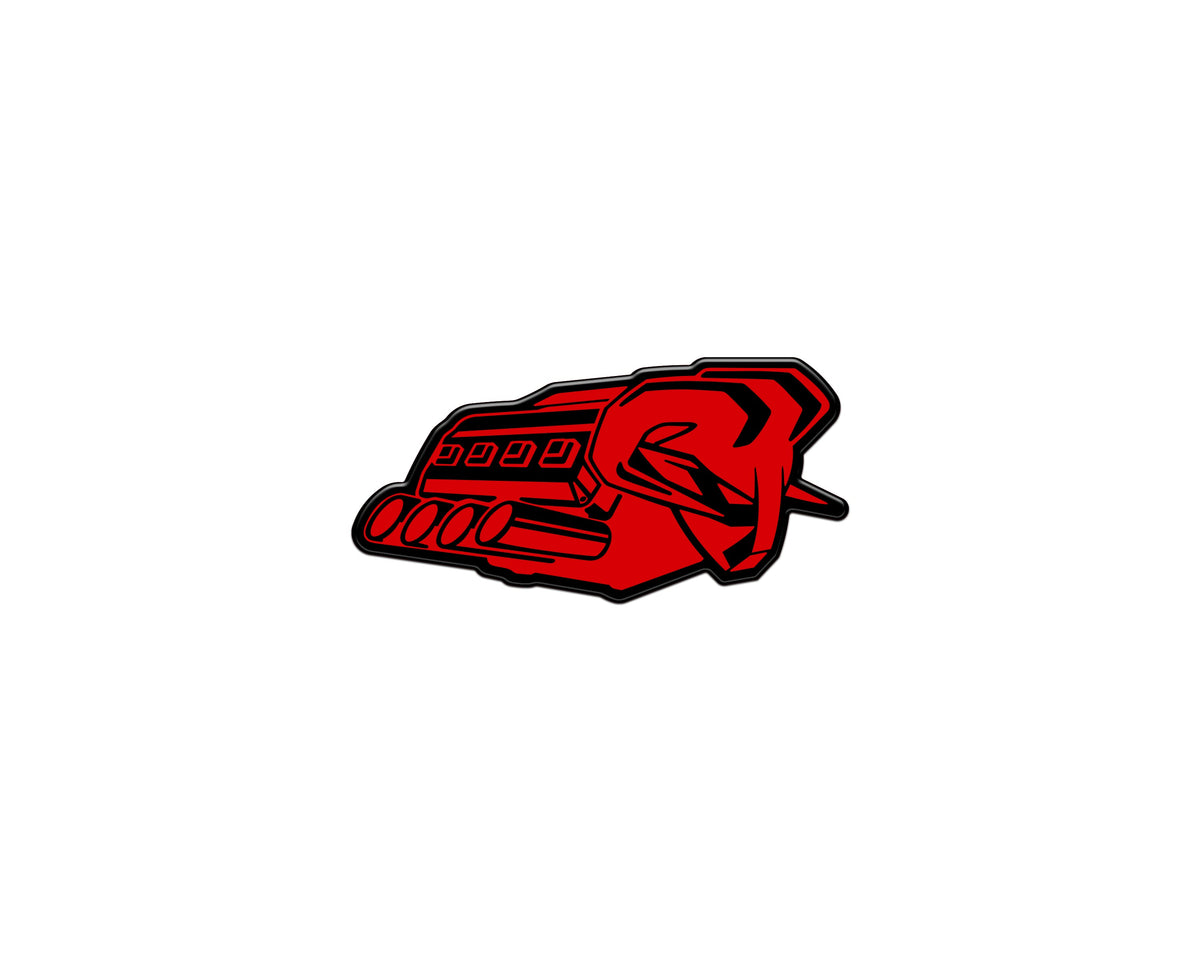 Tufskinz Ram V8 badge overlay for universal fit